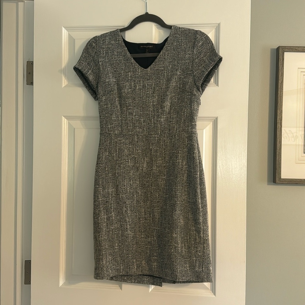 Banana Republic Tweed Sheath Dress